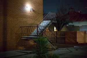 Untitled (apartment stairs)