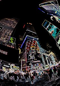 New York, Time square*