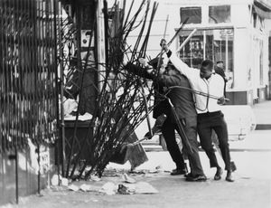 1968  Harlem, New York, N,.Y following assassination  of Bobby Kennedy.