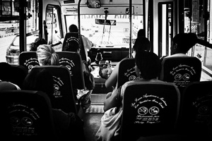 Public transport in Caracas. Agoust 2010