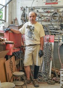 Man In His Shop