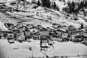 Radiography of a journey. Bernina Express from Tirano to St. Moritz