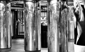 Face, Forms, Reflections - A New York Subway Impression