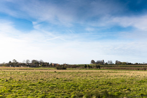 St. Margaret's, Burnham Norton in its marshland setting