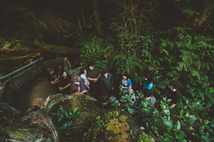 In the dark woods with Josh