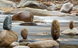 Balance #1. Pemigewasset River, NH. © David Gardner