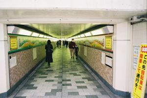 Shinjuku Station connecting passage 2021