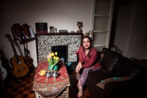 Iranian living room in London,Maryam Yazdin Torabi