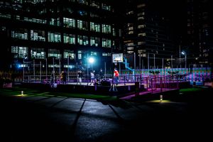 Canary Wharf after dark 3