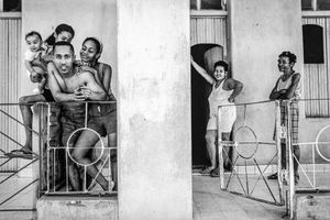 Family on Veranda