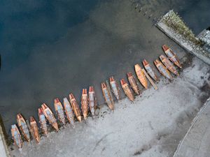 Rowing boats