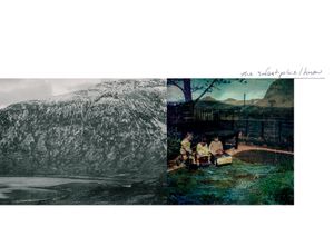 Double page spread from book