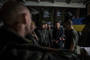 On the frontlines of the war in Ukraine