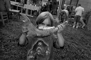 Boy with Jawbone, Walnut,           Madison County, NC