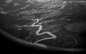 Trace of a river
