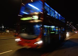 In Motion: Double-Decker Bus