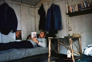 Self-portrait, Stormy Lake, Quebec, 1975