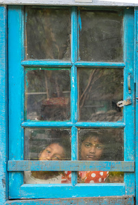 Through the window