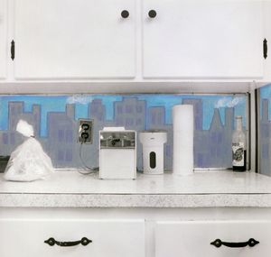 from Countertop Landscapes and SkylinesSleeping Series, silver print, © Joanne Leonard