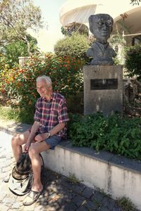 Chance portrait of Alexander Gurevich  from Moscow. I saw a man sitting next to