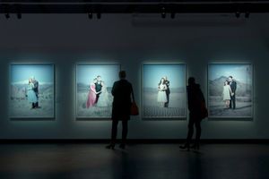 The exhibition Purity at Fotografiska, The Swedish Museum of Photography, in Stockholm, 2014.