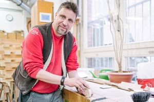 The carpenter workshop.