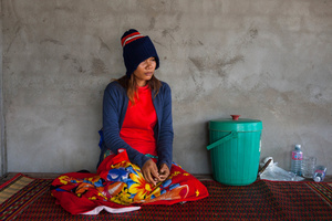 “[The police] pushed me down and I started bleeding. Later the doctors told me I had lost my baby.” Oum Srey Saut, 20, was three-months pregnant when she lost her baby during clashes with the police at Sabrina Factory on May 27, 2013.