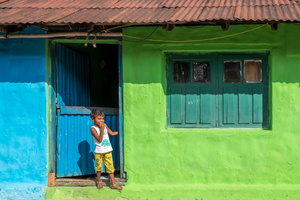 Yellow and green