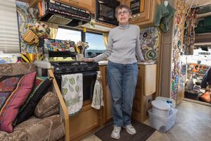 Beverly, Solo Traveler, AZ.              ©David Gardner