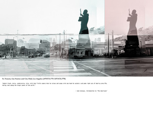 St. Francis, Gas Station and City Hall, Los Angeles (34°03'31.1"N 118°14'25.2"W)