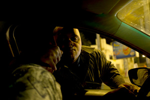 Man at night