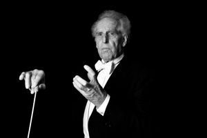 Conductor Benjamin Zander Portrait Session