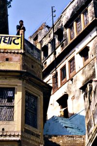 Varanasi, India, 1990 #varanasi #banaras #benares #india #colour #color #ganges #ganga #river #photographer #leica #leicam4p