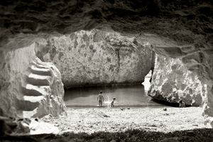 Private cave before the influx of tourists