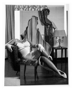 Three Figures with Chair Stool and Lamp, 2023