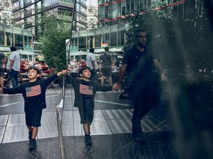 Sony centre, reflections