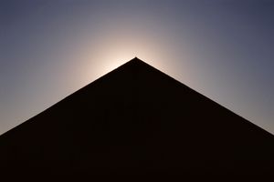 Barn Silhouette #4, With Bird