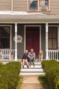 John, Jes, and their dog