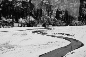 Radiography of a journey. Bernina Express from Tirano to St. Moritz