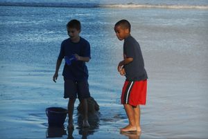 Boys in Light and Shadow