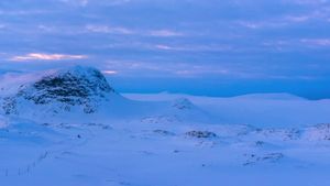 The blue hour at Valdresflya © Gunnar Kopperud