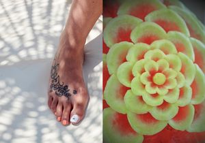 Carved Melon & Fancy Footwork