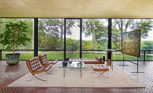 Interior of Glass House