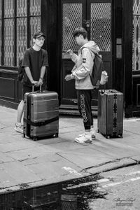Two young tourists lost in Soho