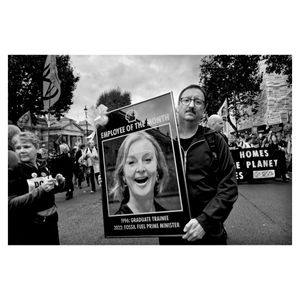 Climate activists in London