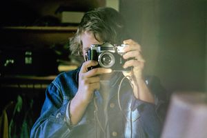 Self-portrait, Mistassini, Quebec, 1972