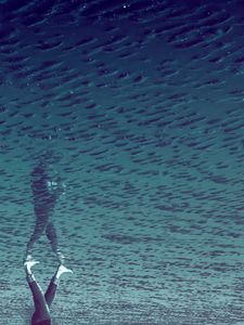 À travers l'eau-de­là, je peux te senti­r