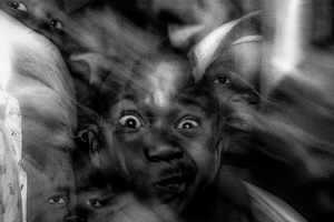 Children during the Moleque Festival.