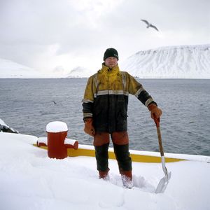 Sigmar Fridjornsson, cod fishing, Grundarfjordur, Iceland.