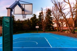 The basketball court